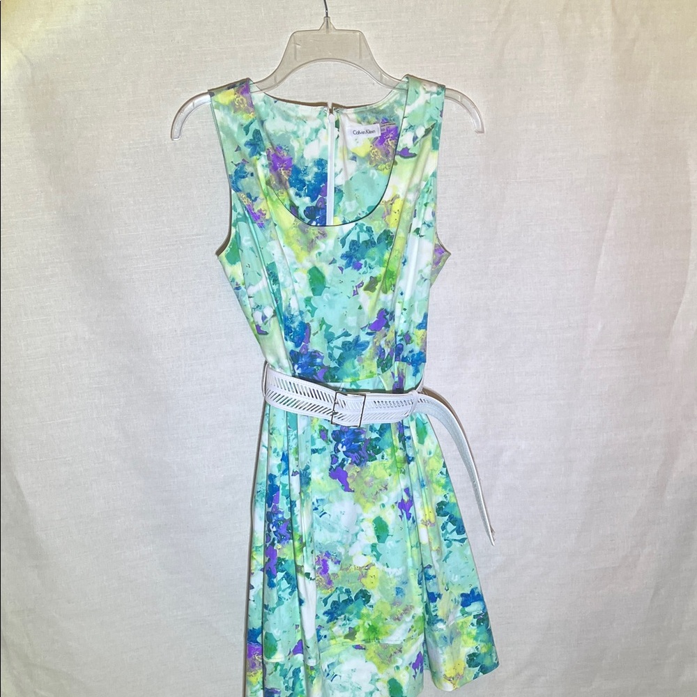 Calvin Klein Multicolor Floral Dress